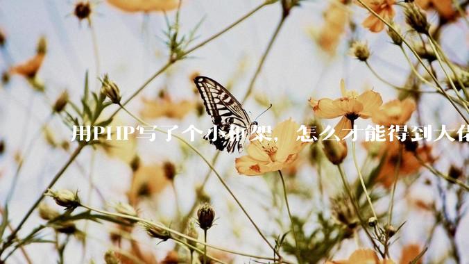 用PHP写了个小框架，怎么才能得到大佬们的指点？