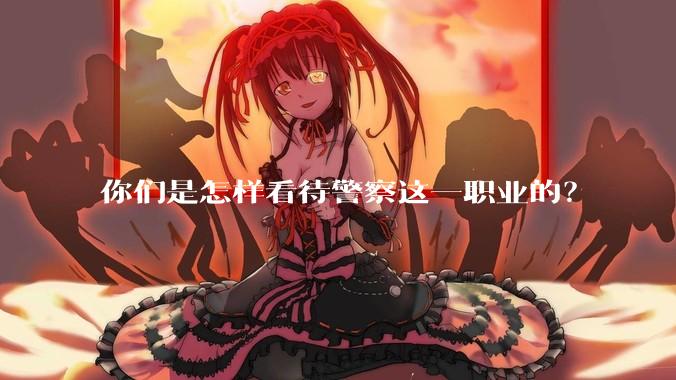 你们是怎样看待警察这一职业的？